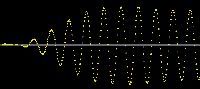 Tonanalyse der Geburtshelferkröte - fast reiner Sinus